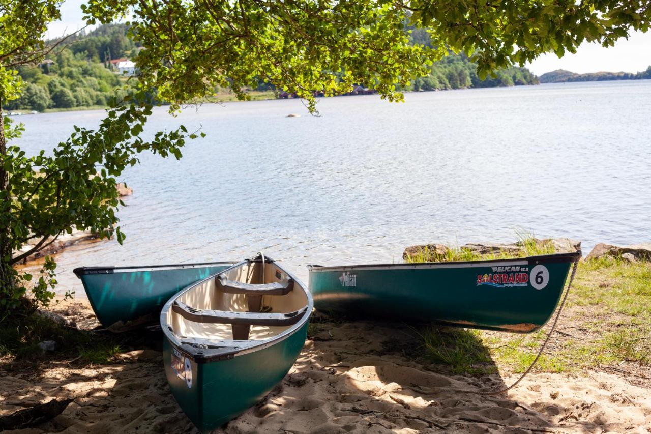 Solstrand Camping Vigeland Экстерьер фото