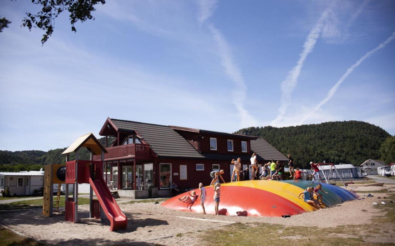 Solstrand Camping Vigeland Экстерьер фото
